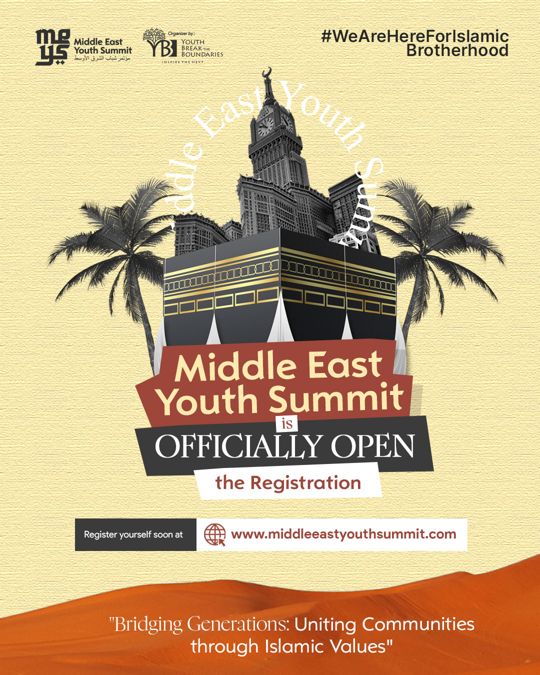 Registration for International Conferences with Umrah Through the Middle East Youth Summit Is Now Open!