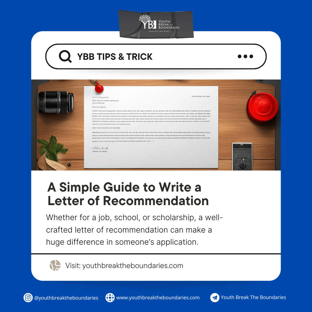 A Simple Guide to Write a Letter of Recommendation