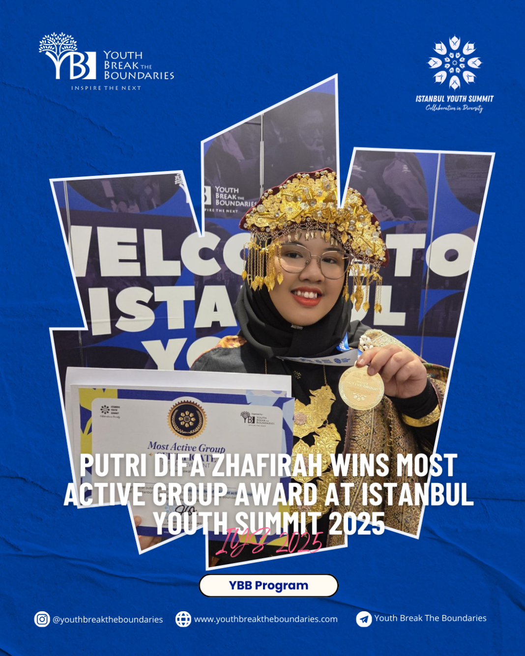 Putri Difa Zhafirah Wins Most Active Group Award at IYS 2025
