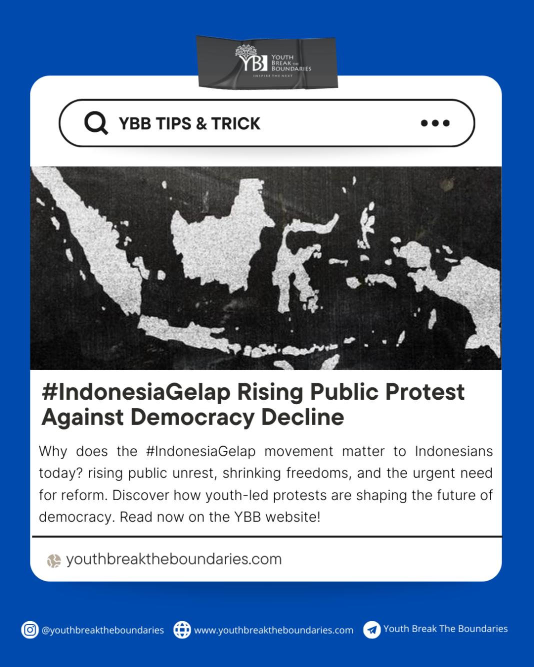 #IndonesiaGelap Rising Public Protest Against Democracy Decline