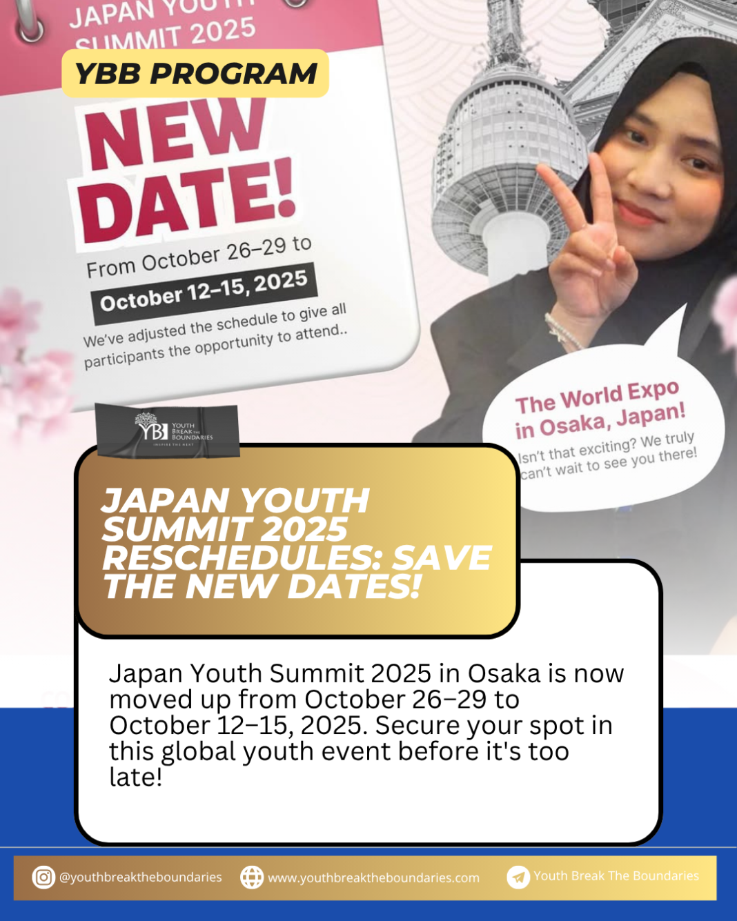 Japan Youth Summit 2025 Reschedules: Save the New Dates!