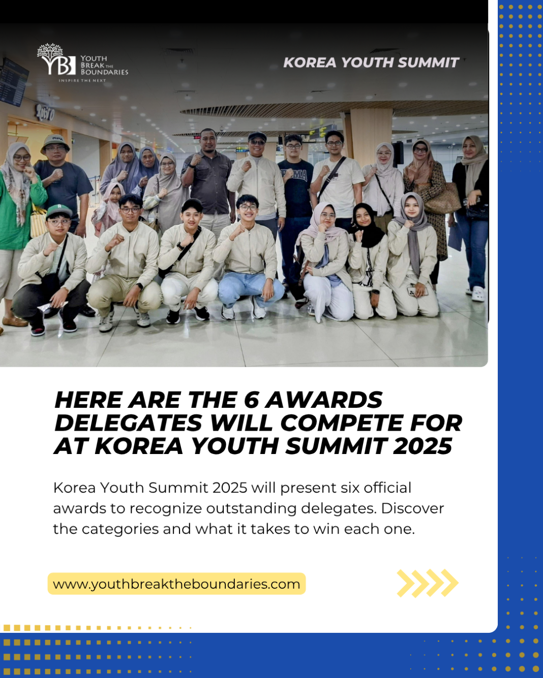 Here Are the 6 Awards Delegates Will Compete for at Korea Youth Summit 2025