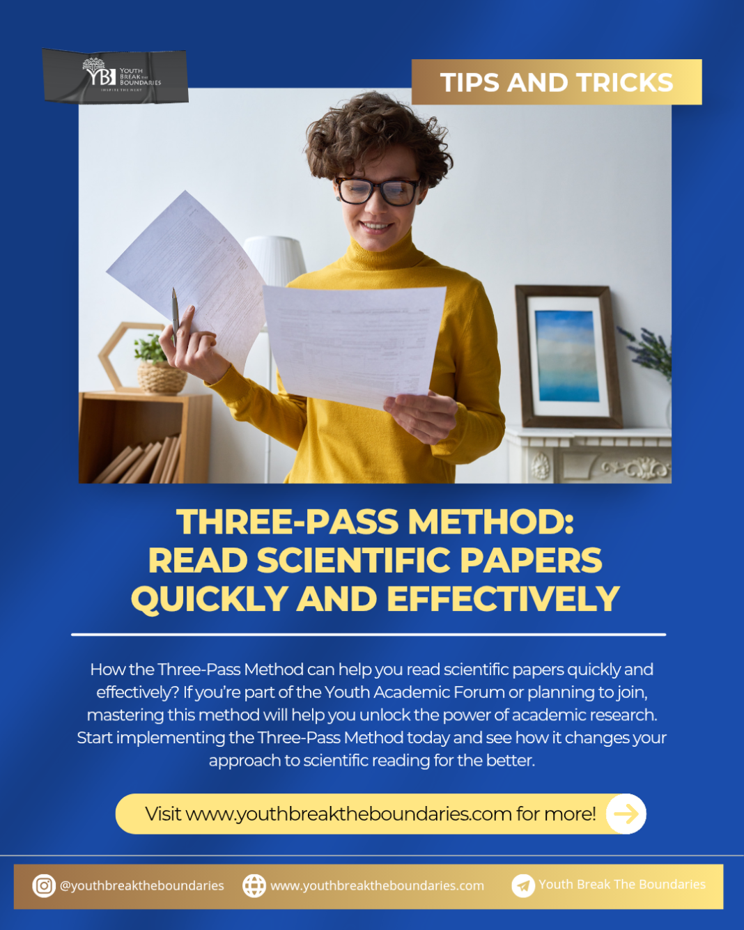 Three-Pass Method: Read Scientific Papers Quickly and Effectively