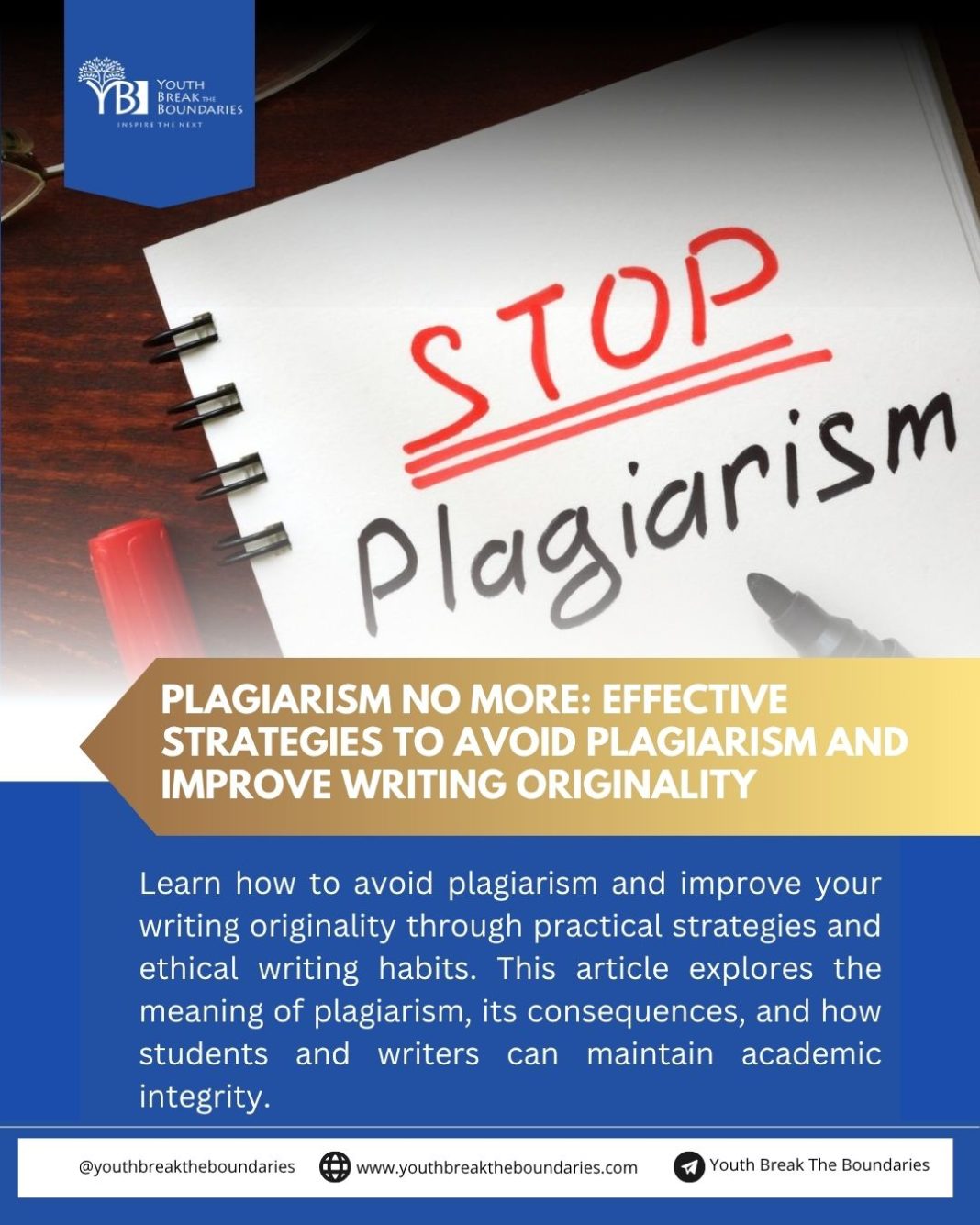 Plagiarism No More: Effective Strategies to Avoid Plagiarism and Improve Writing Originality