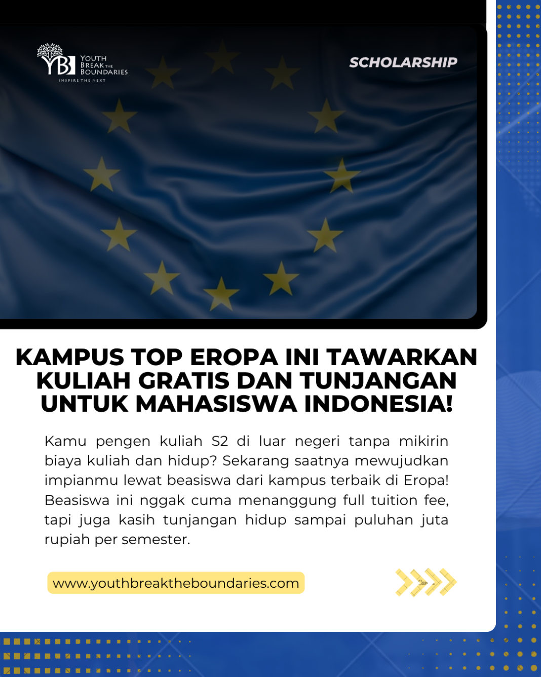 Kampus Top Eropa Ini Tawarkan Kuliah Gratis dan Tunjangan untuk Mahasiswa Indonesia!