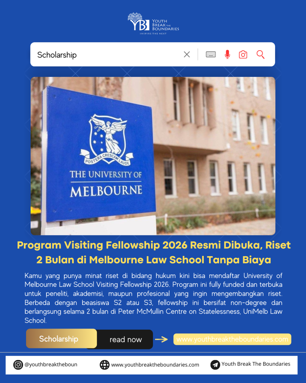 Visiting Fellowship 2026