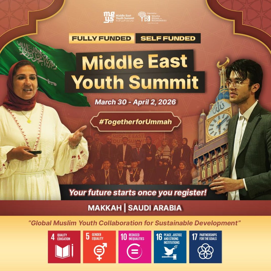 Registration Opens for Middle East Youth Summit 2026 in Makkah: Umrah with Global Leaders!