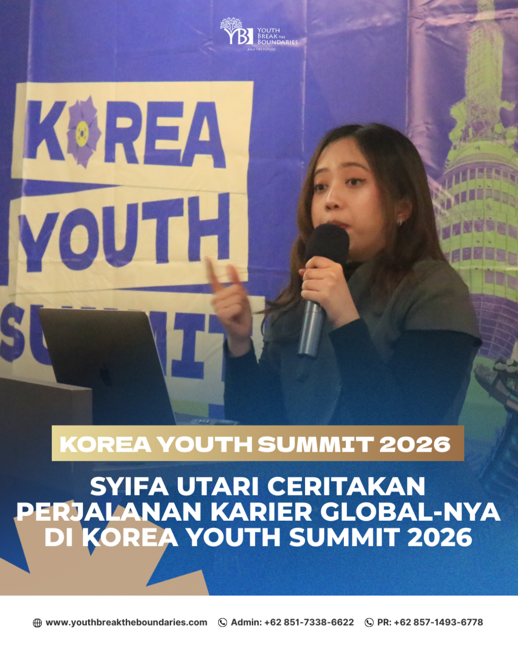 Syifa Utari Ceritakan Perjalanan Karier Global-nya di Korea Youth Summit 2026