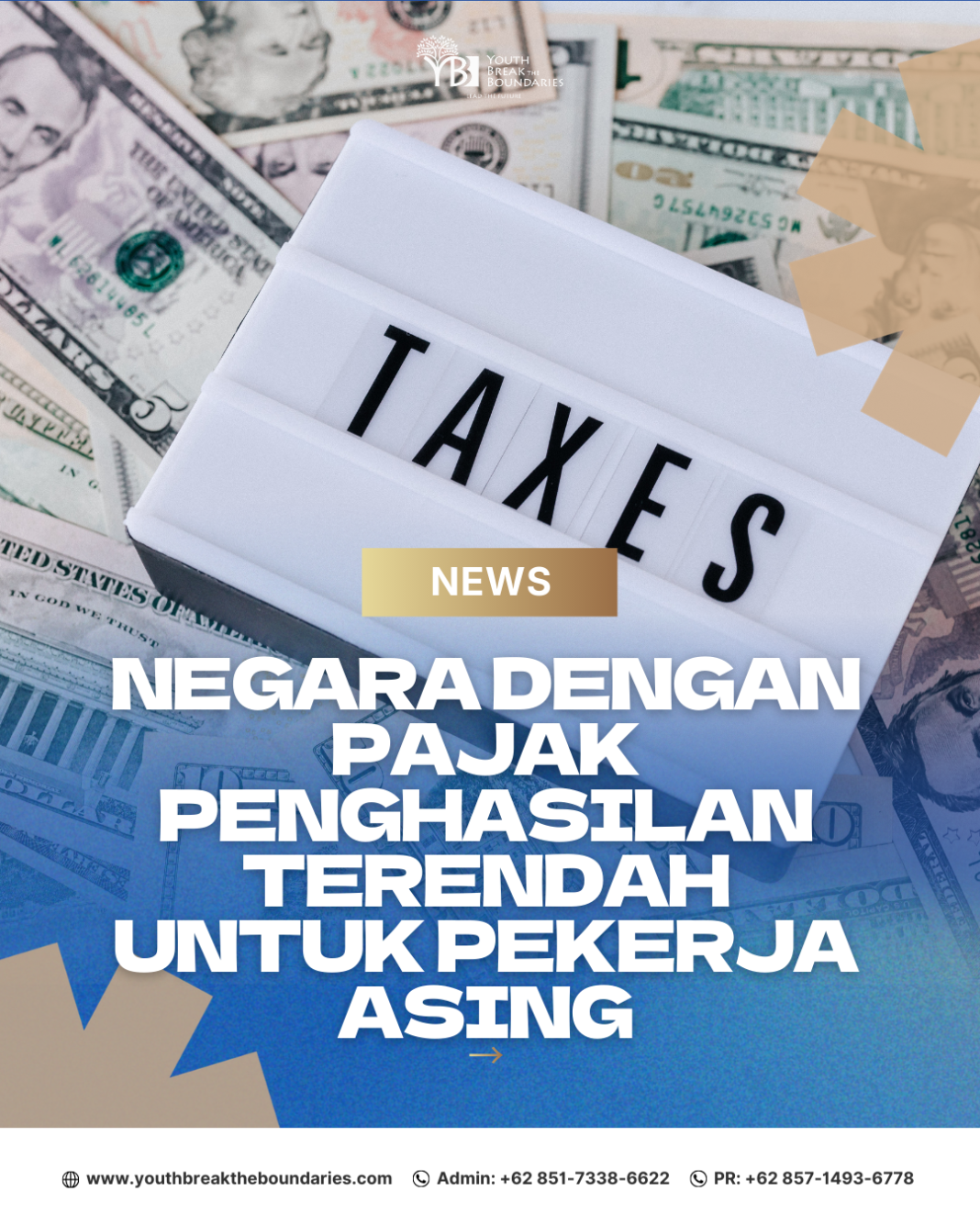 negara dengan pajak penghasilan terendah untuk pekerja asing