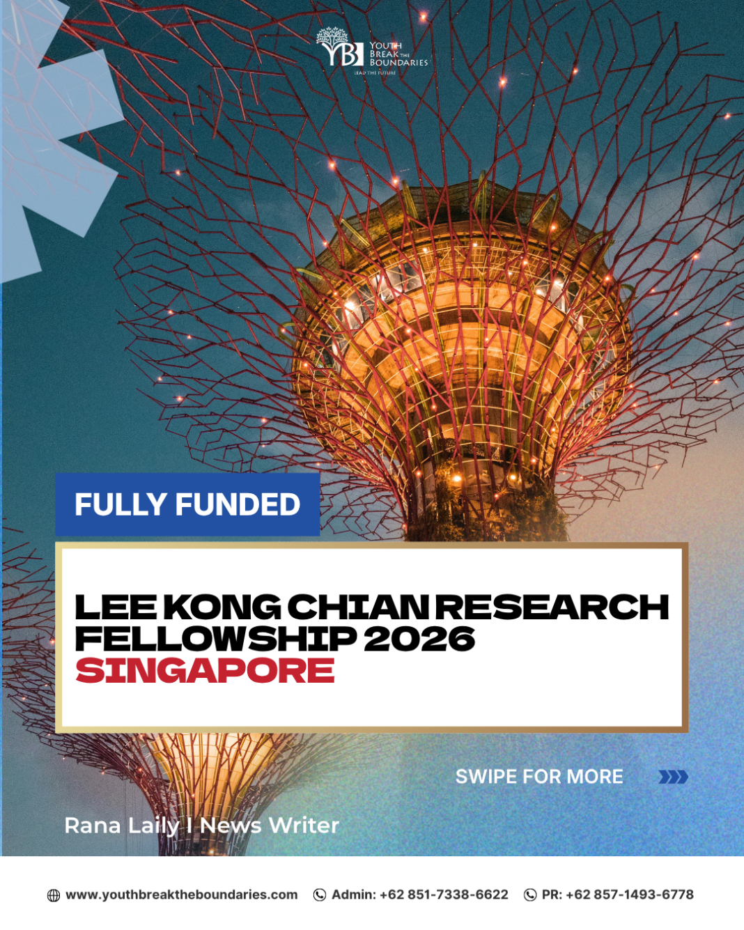 Lee Kong Chian Research Fellowship 2026 in Singapore (Fully Funded)
