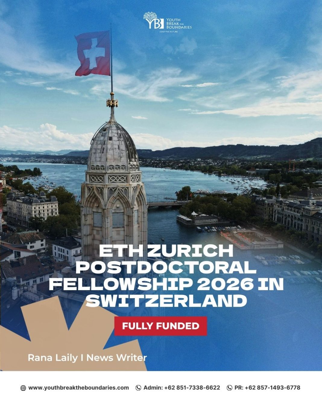 ETH Zurich Postdoctoral Fellowship 2026 in Switzerland | Fully Funded