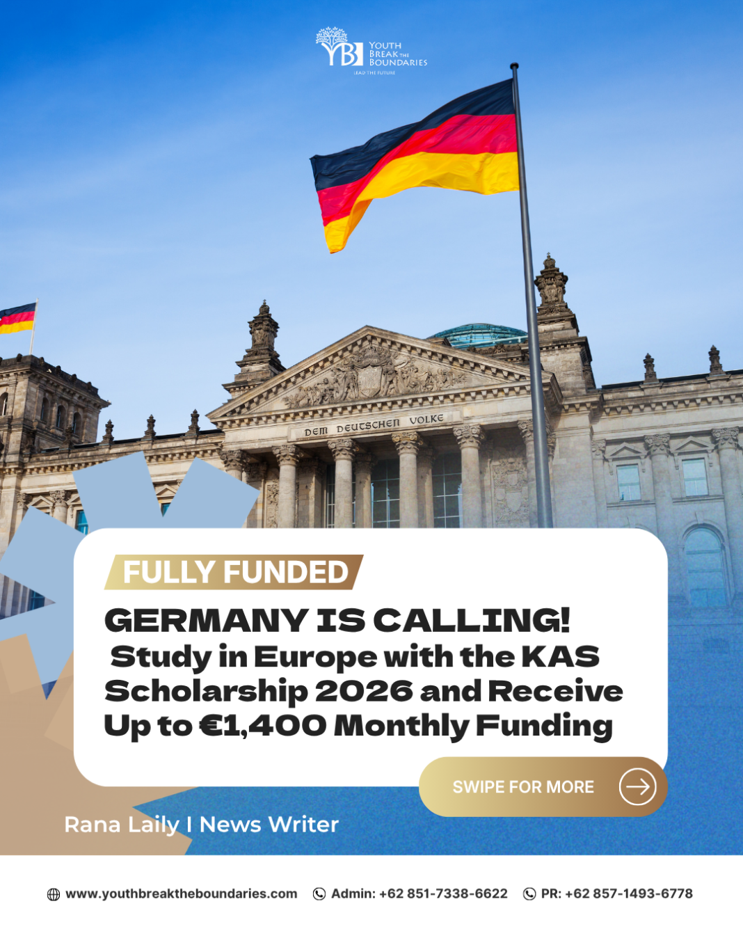 Study in Germany with Financial Support Through the KAS Scholarship Program 2026