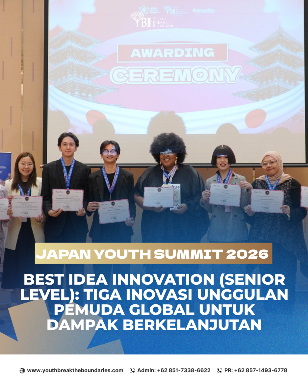 Best Idea Innovation (Senior Level): Tiga Inovasi Unggulan Pemuda Global untuk Dampak Berkelanjutan