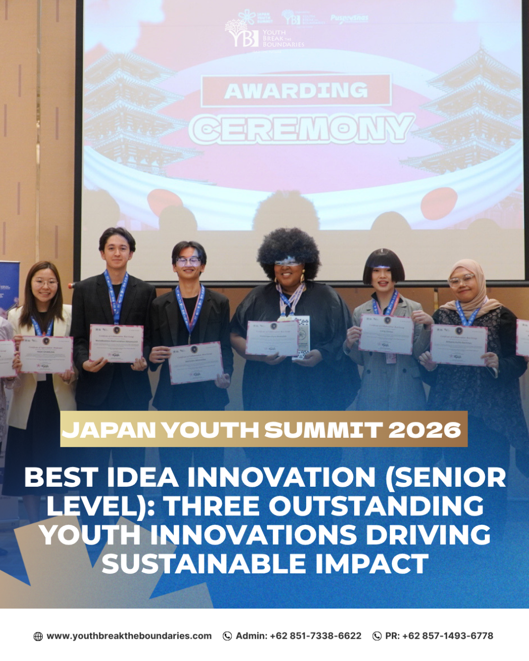 Best Idea Innovation (Senior Level): Three Outstanding Youth Innovations Driving Sustainable Impact