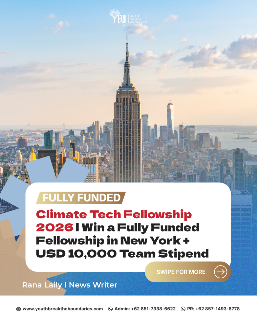 Win a Fully Funded Trip to London Through the Young Journalist Award 2026