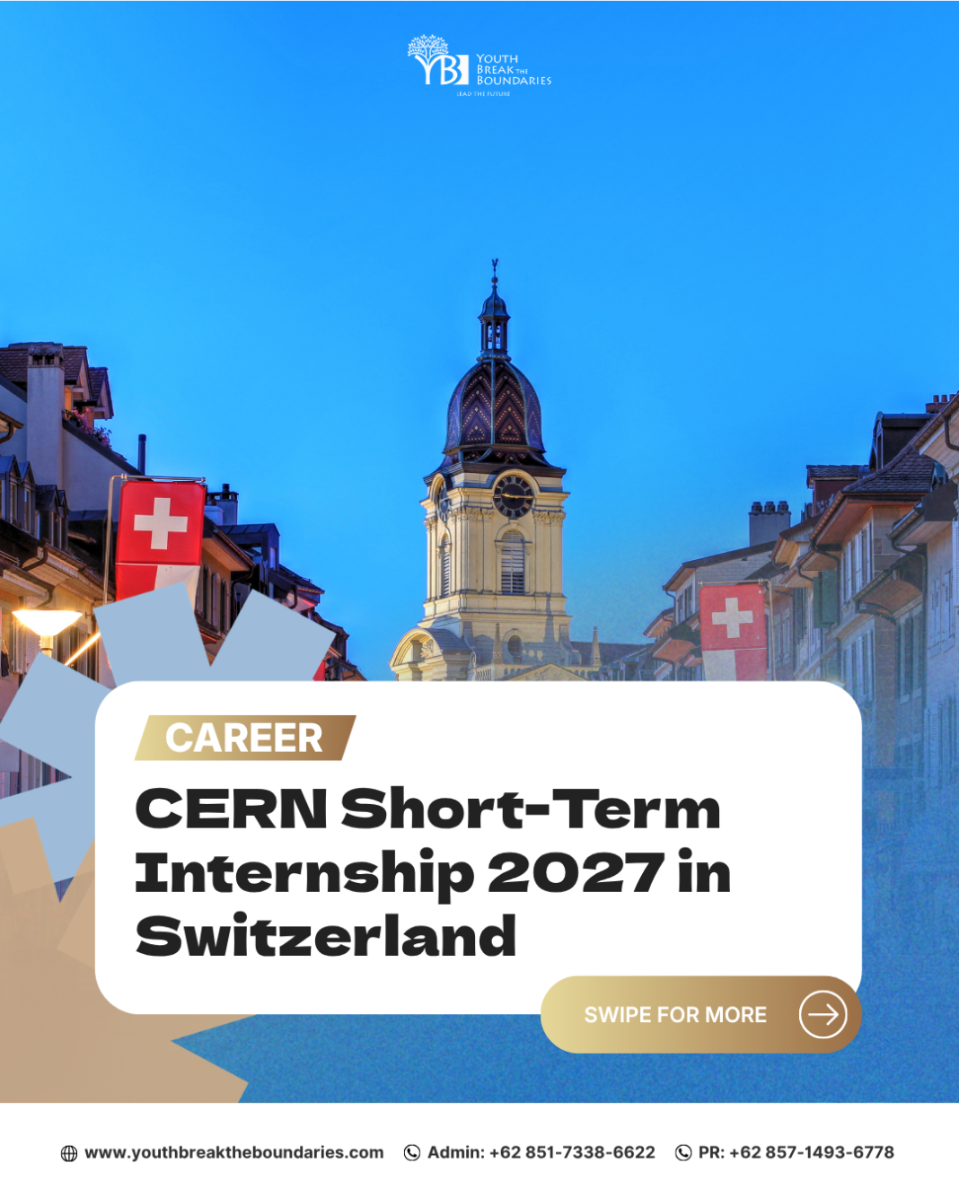 CERN Short-Term Internship 2027 in Switzerland: Earn a CHF 1,593 Monthly Stipend While Working at One of the World’s Leading Research Organizations
