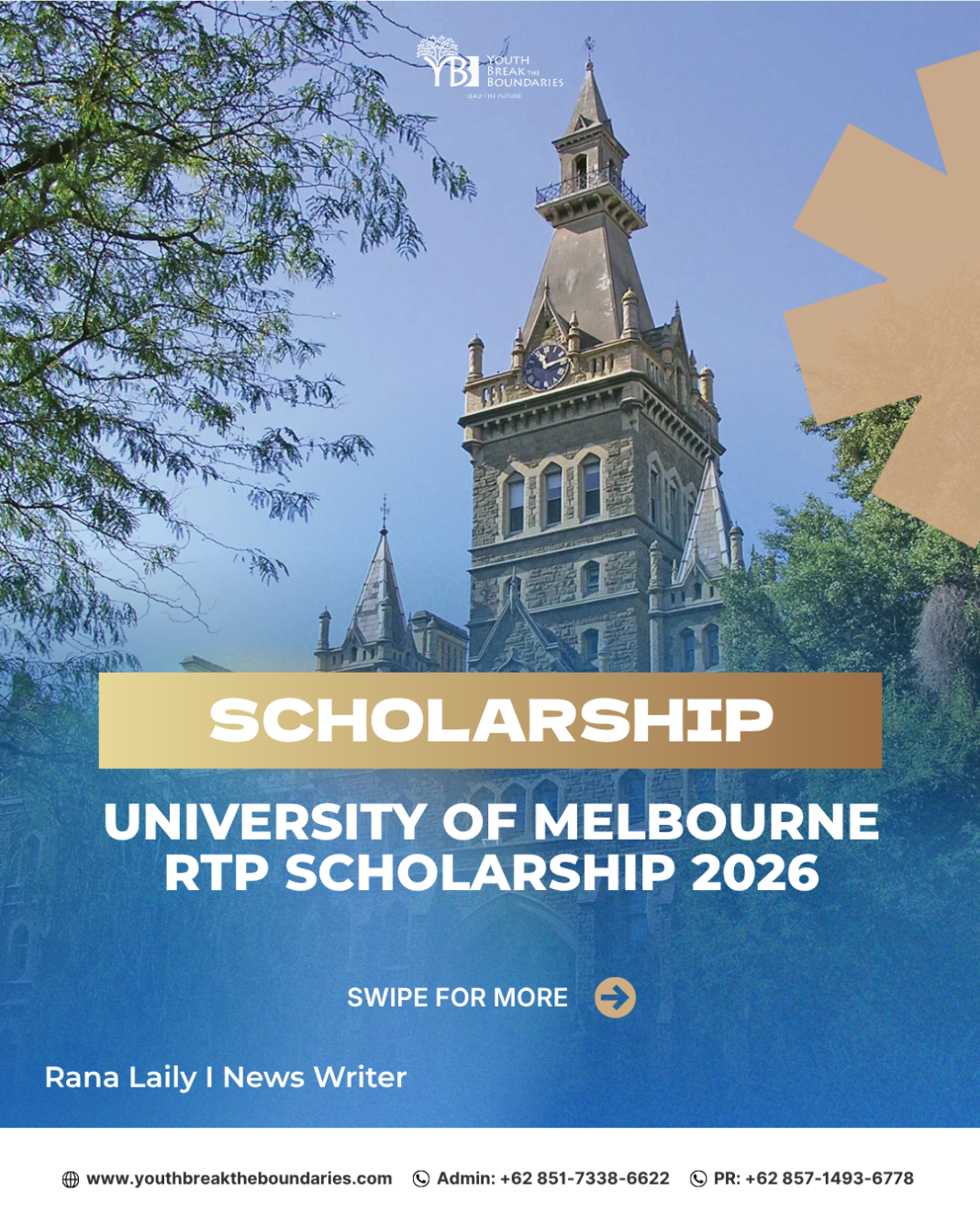 University of Melbourne RTP Scholarship 2026