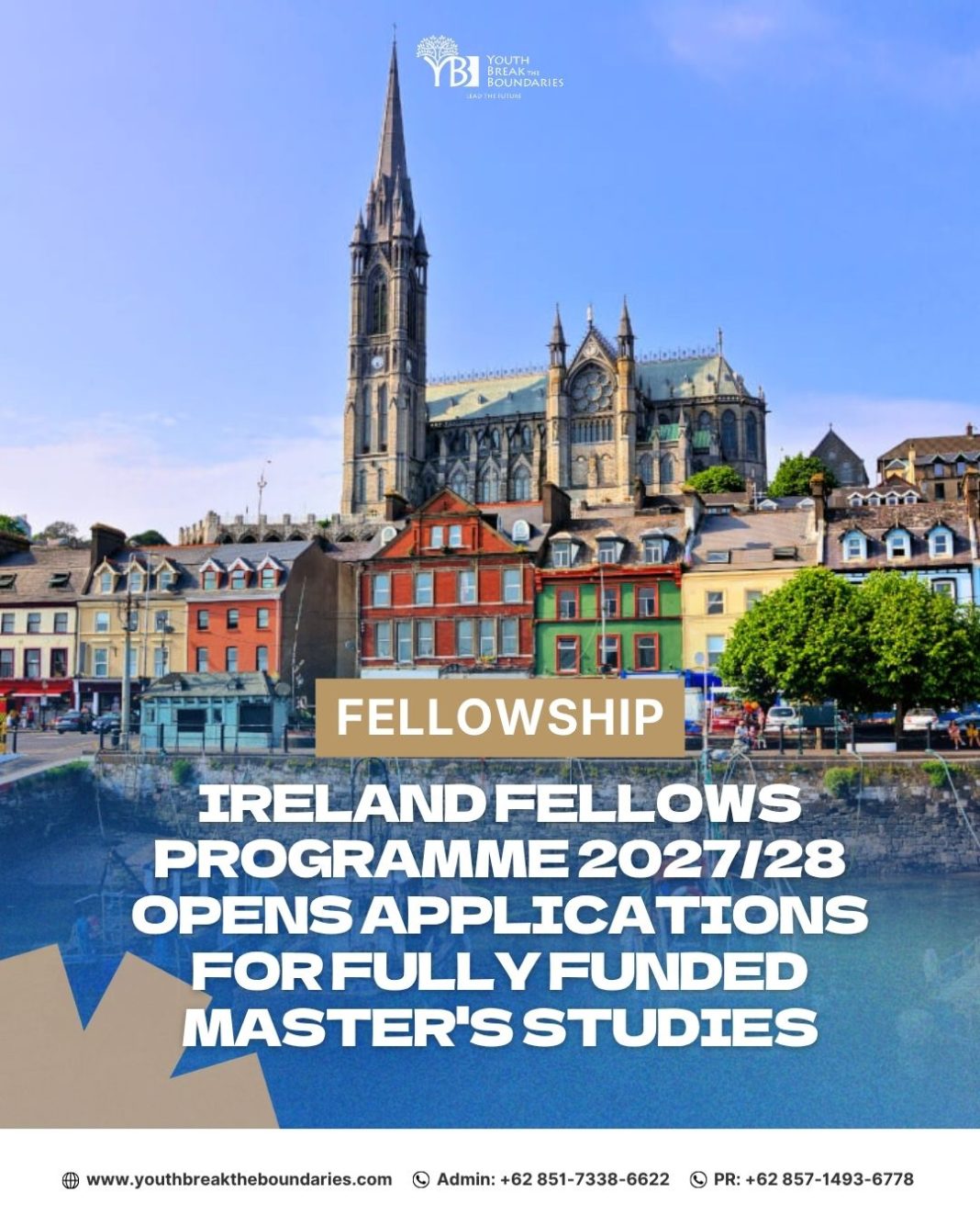 Ireland Fellows Programme 2027/28 Opens Applications for Fully Funded Master’s Studies