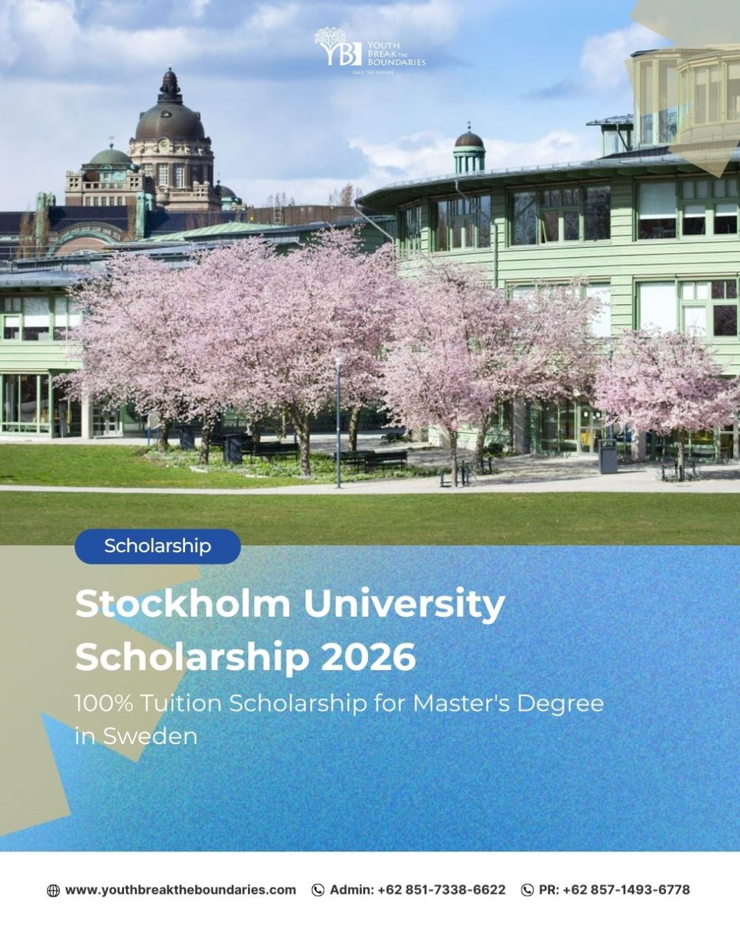 Stockholm University Scholarship 2026: 100% Tuition Scholarship for Master’s Degree in Sweden