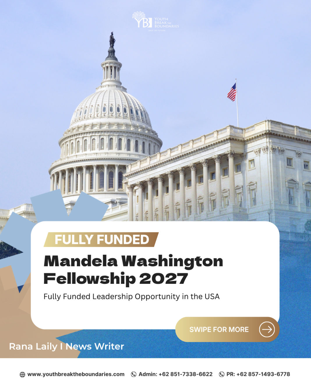 Mandela Washington Fellowship 2027 in the USA: Fully Funded Leadership Opportunity for Young African Leaders