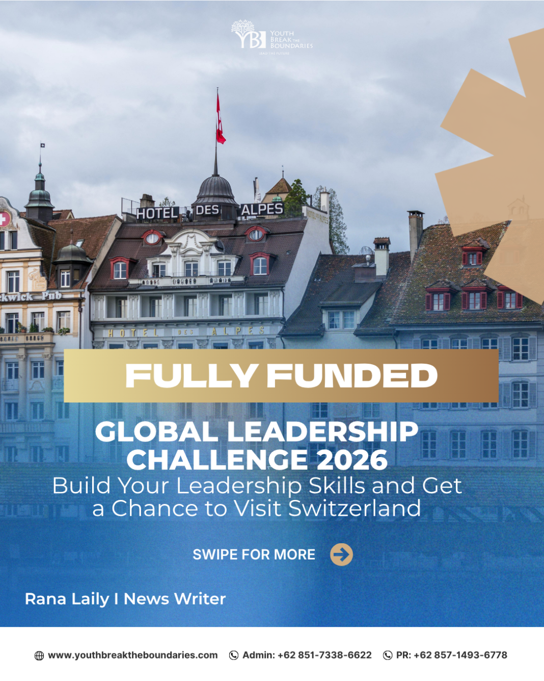 Global Leadership Challenge 2026: Fully Funded Leadership Program with a Chance to Visit Switzerland