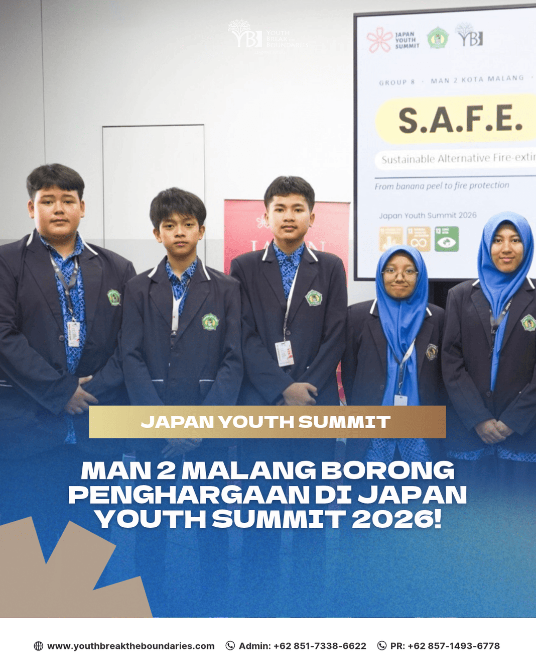 MAN 2 Malang Raih Berbagai Penghargaan di Japan Youth Summit 2026