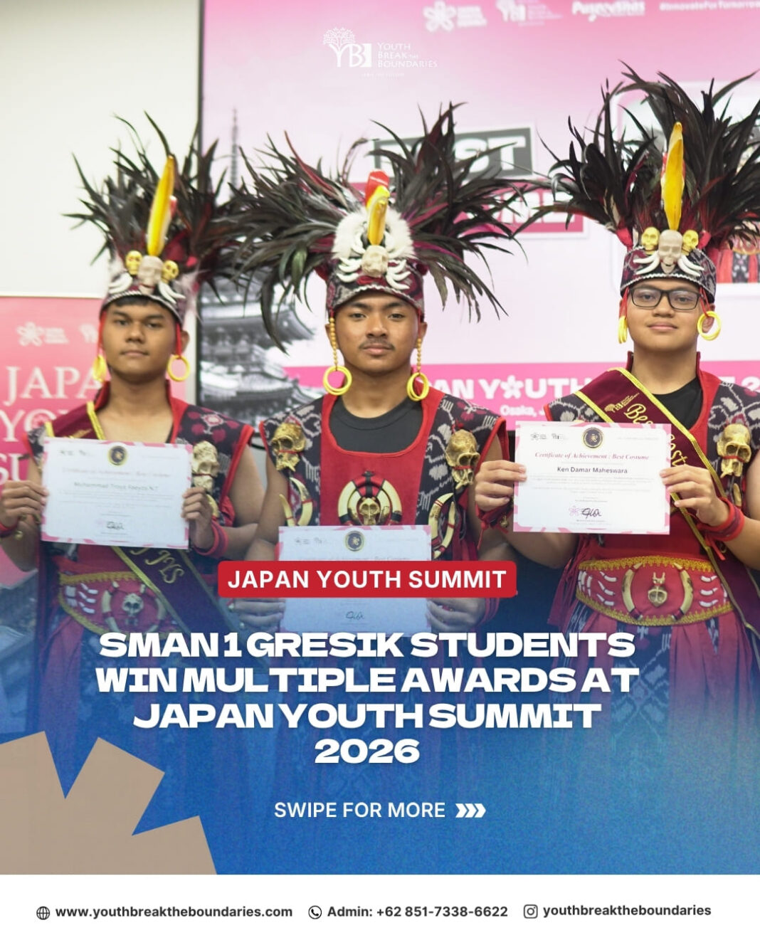 SMAN 1 Gresik Students Win Multiple Awards at Japan Youth Summit 2026