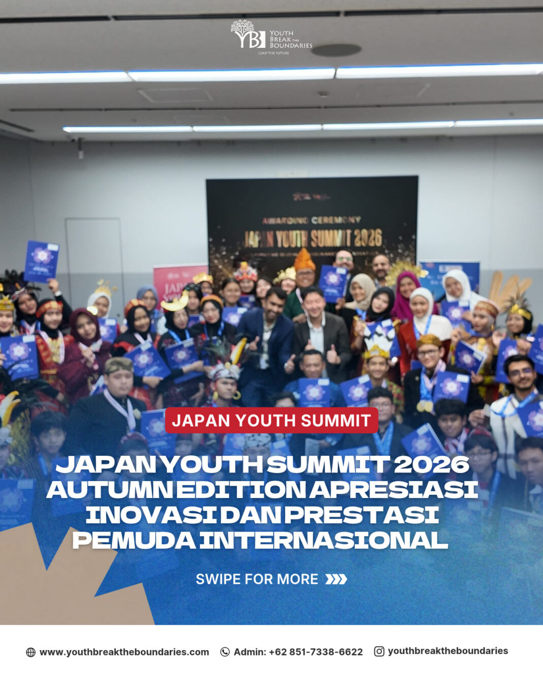 Japan Youth Summit 2026 Autumn Edition Apresiasi Inovasi dan Prestasi Pemuda Internasional