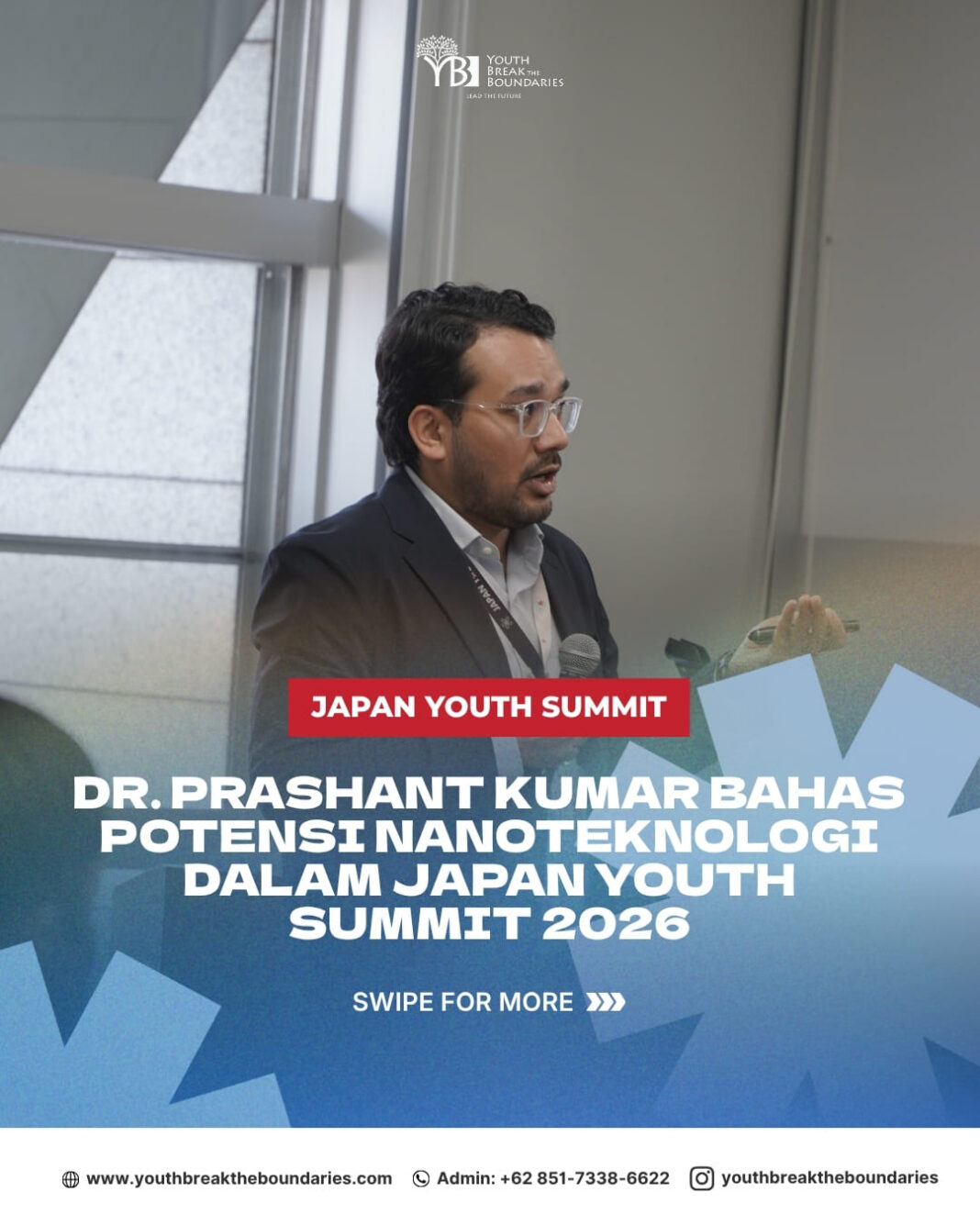 Dr. Prashant Kumar Bahas Potensi Nanoteknologi dalam Japan Youth Summit 2026