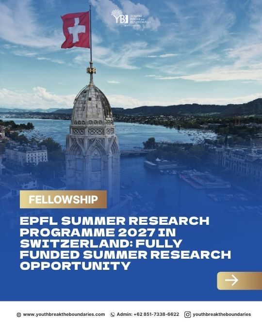 EPFL Summer Research Programme 2027 in Switzerland: Fully Funded Summer Research Opportunity